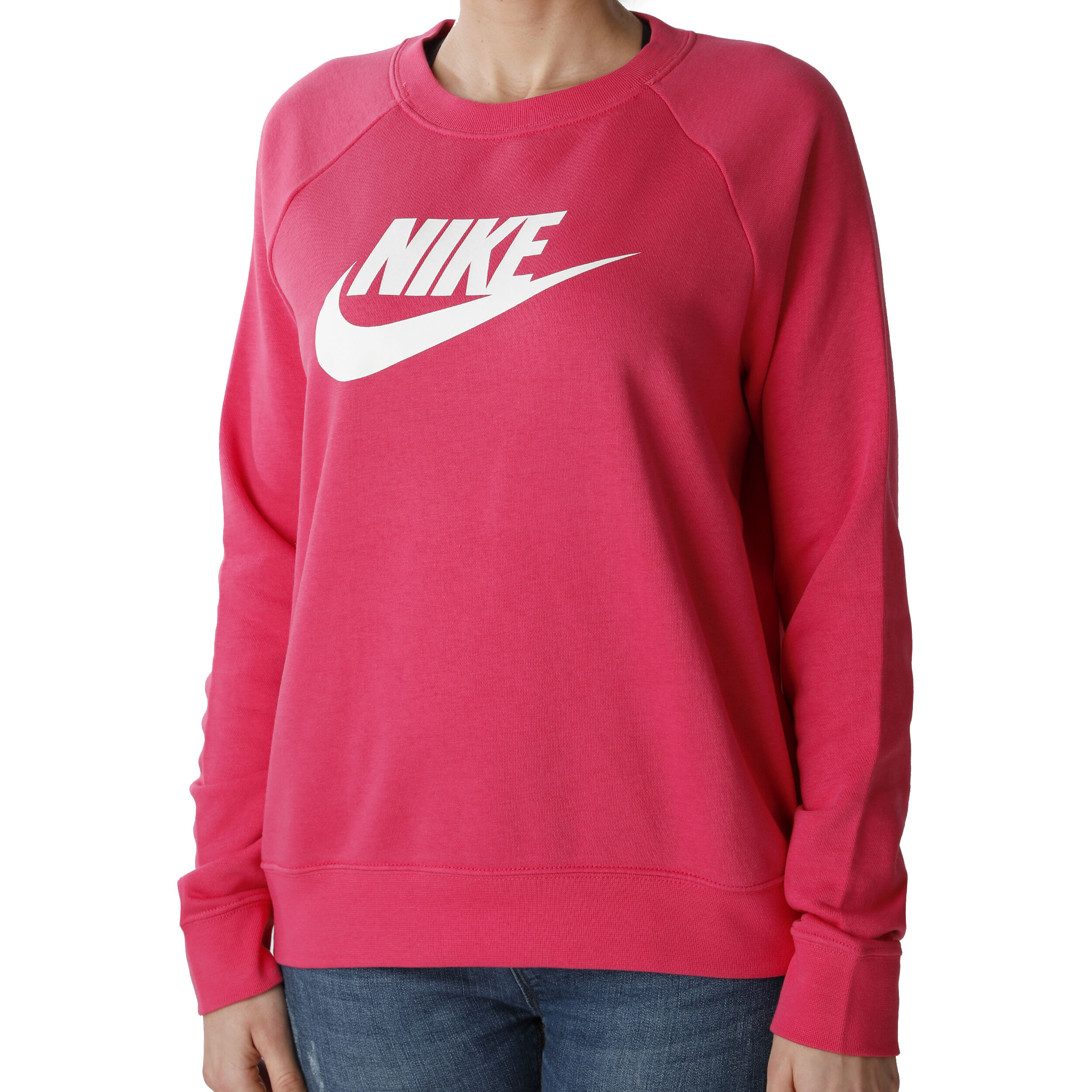 Buy Nike Sportswear Essential Crew Sweatshirt Women Pink White online Tennis Point UK