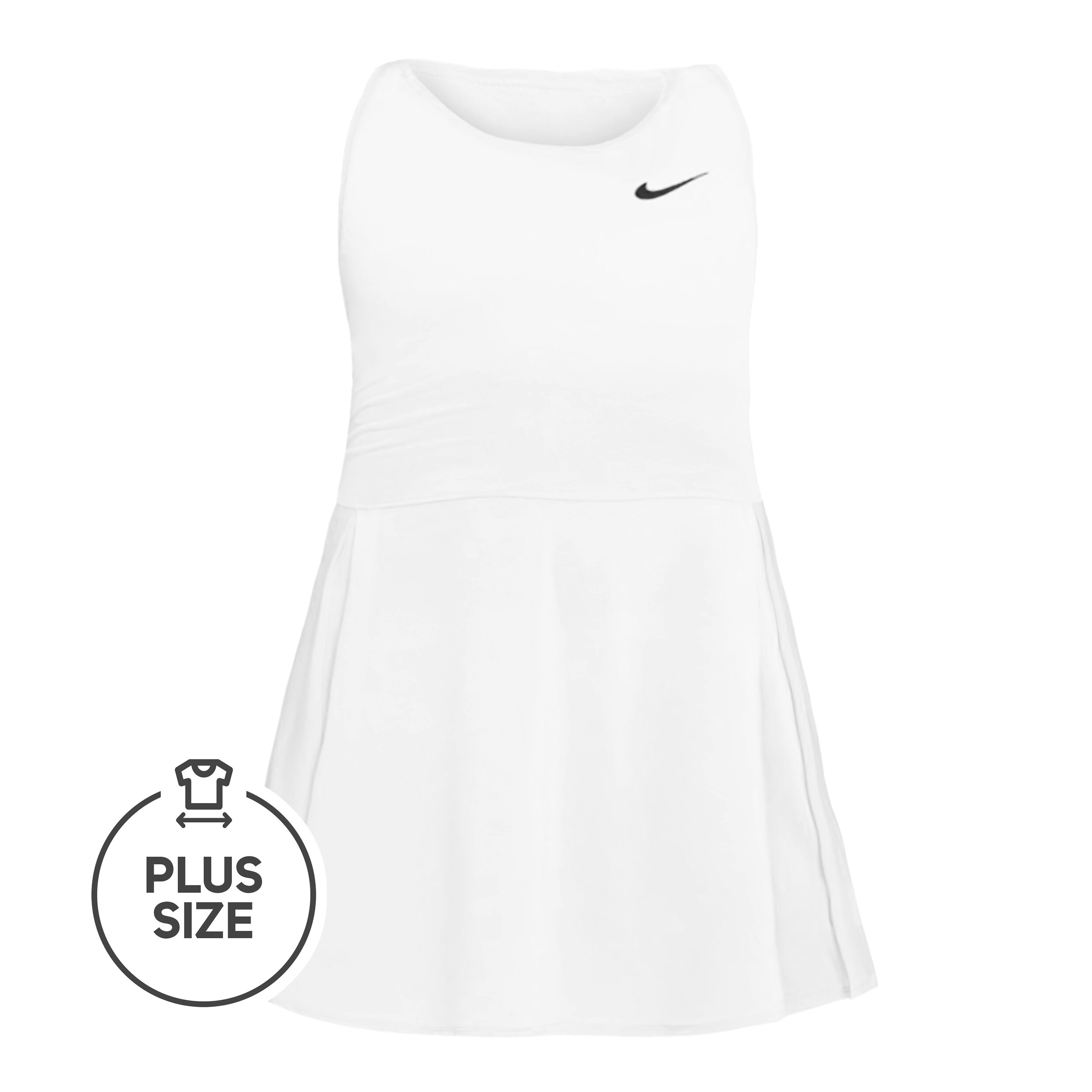 Court Advantage Plus Size Dress Women White