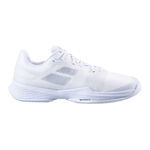 Babolat Tennis shoes Babolat Jet Mach 3 Grass Court Shoe Women-White,Silver
