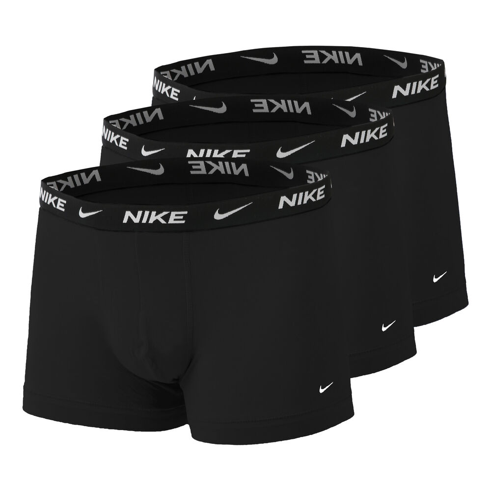 Nike Everyday Cotton Strech Trunk Boxer Shorts 3 Pack Men black