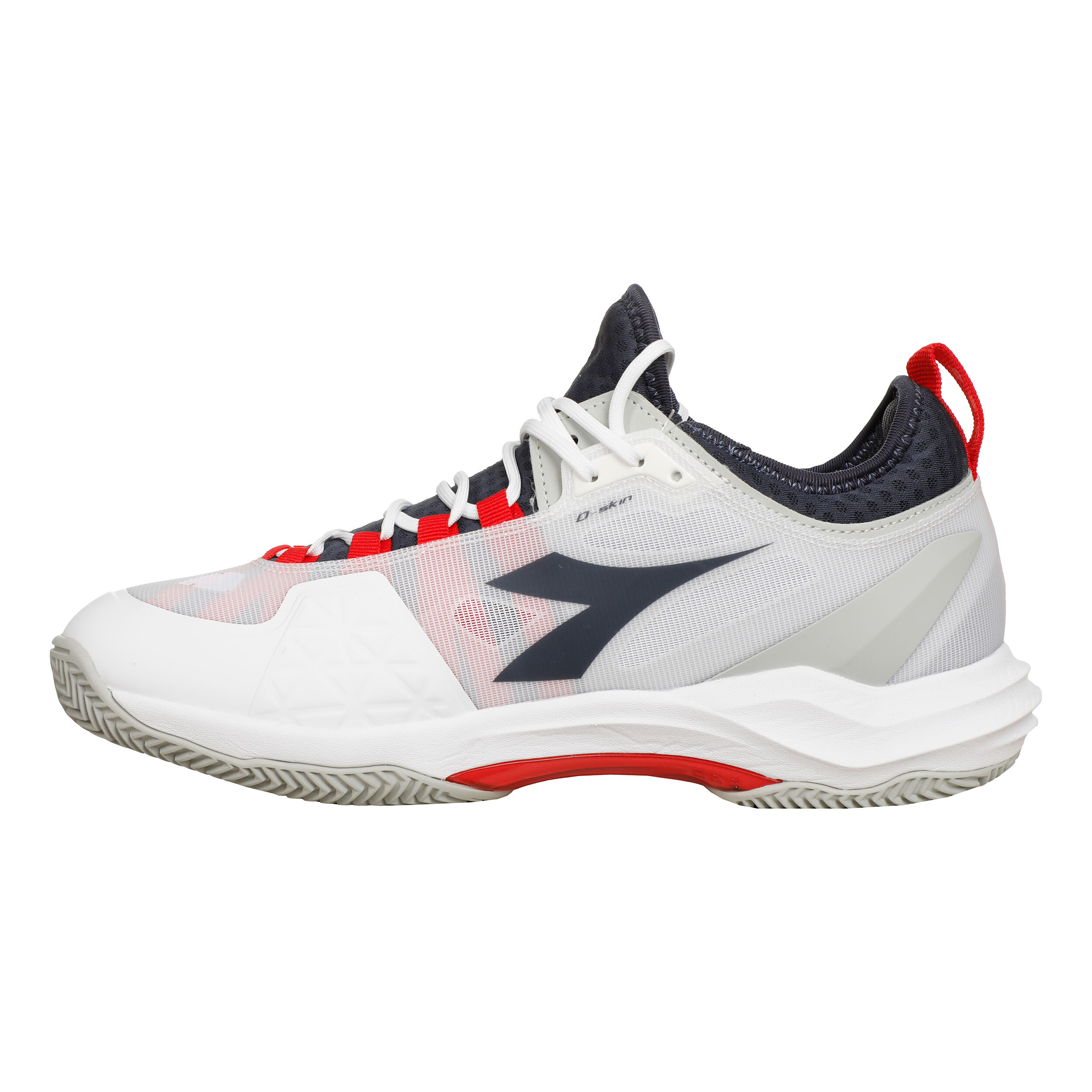 Speed Blushield Fly 4 Clay Court Shoe Men White Dark Blue