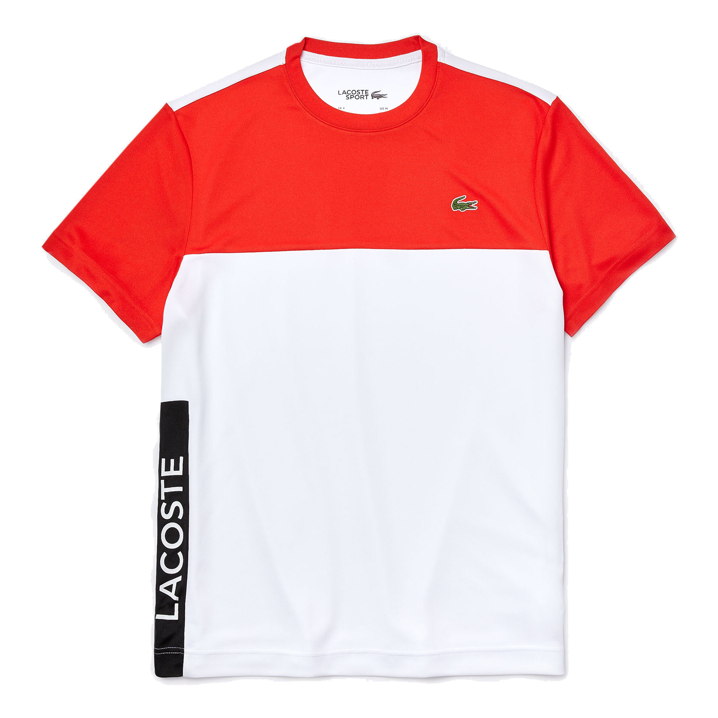 Buy Lacoste T Shirt Men White Red online Tennis Point UK
