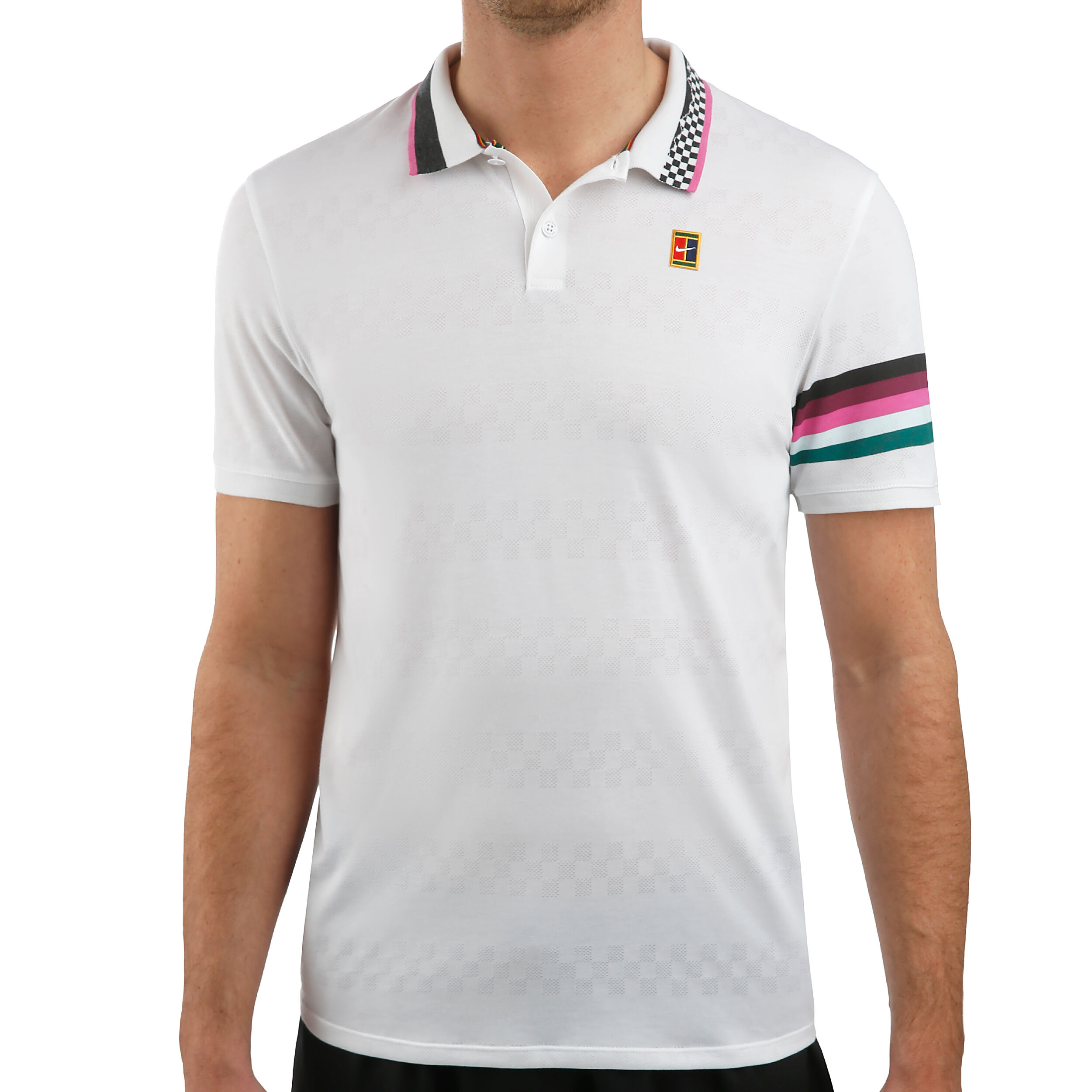Court Advantage Polo Men White Black