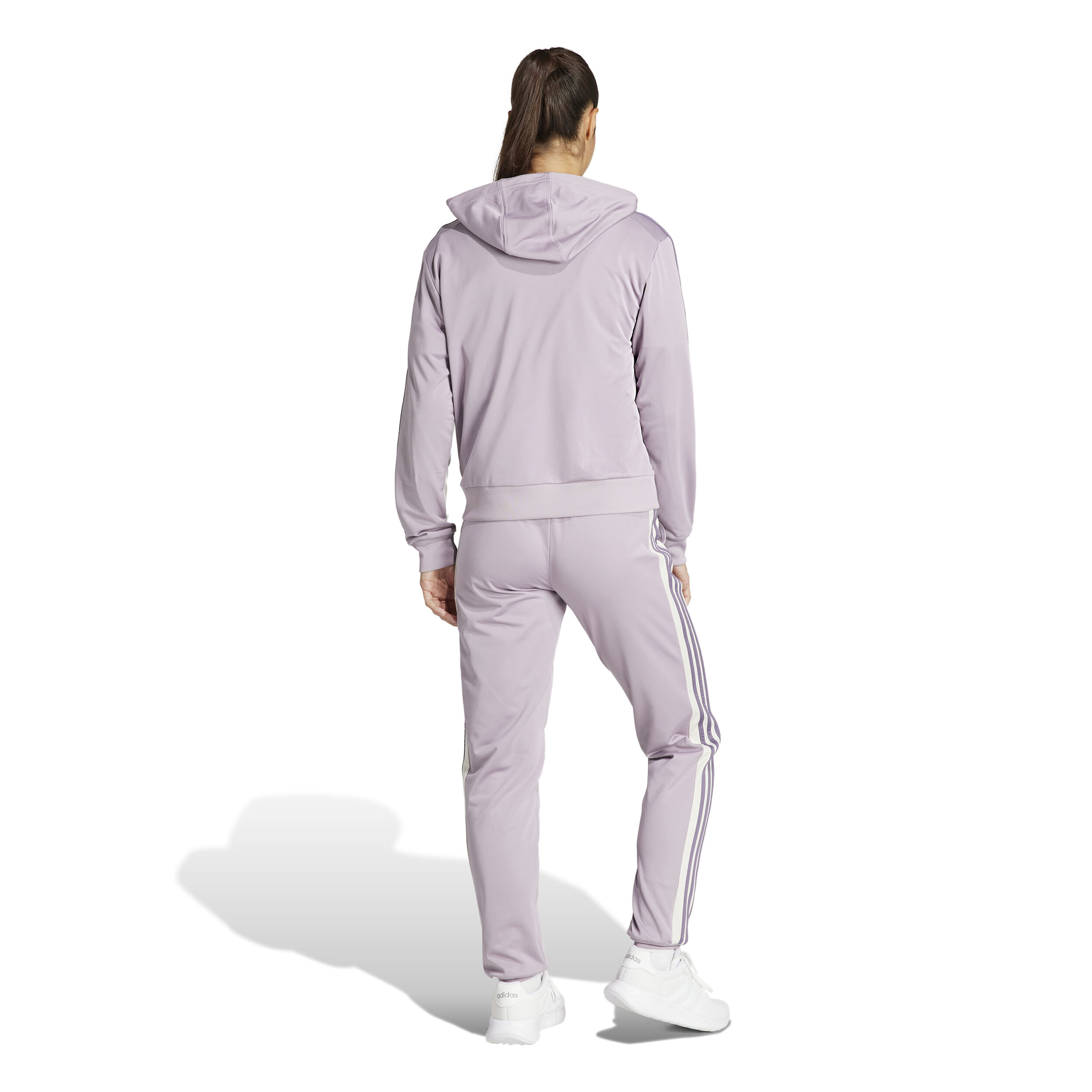 Adidas lilac tracksuit on sale