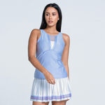 Lucky in Love Clothing Lucky in Love Love On Top Tank Top Women-Light Blue