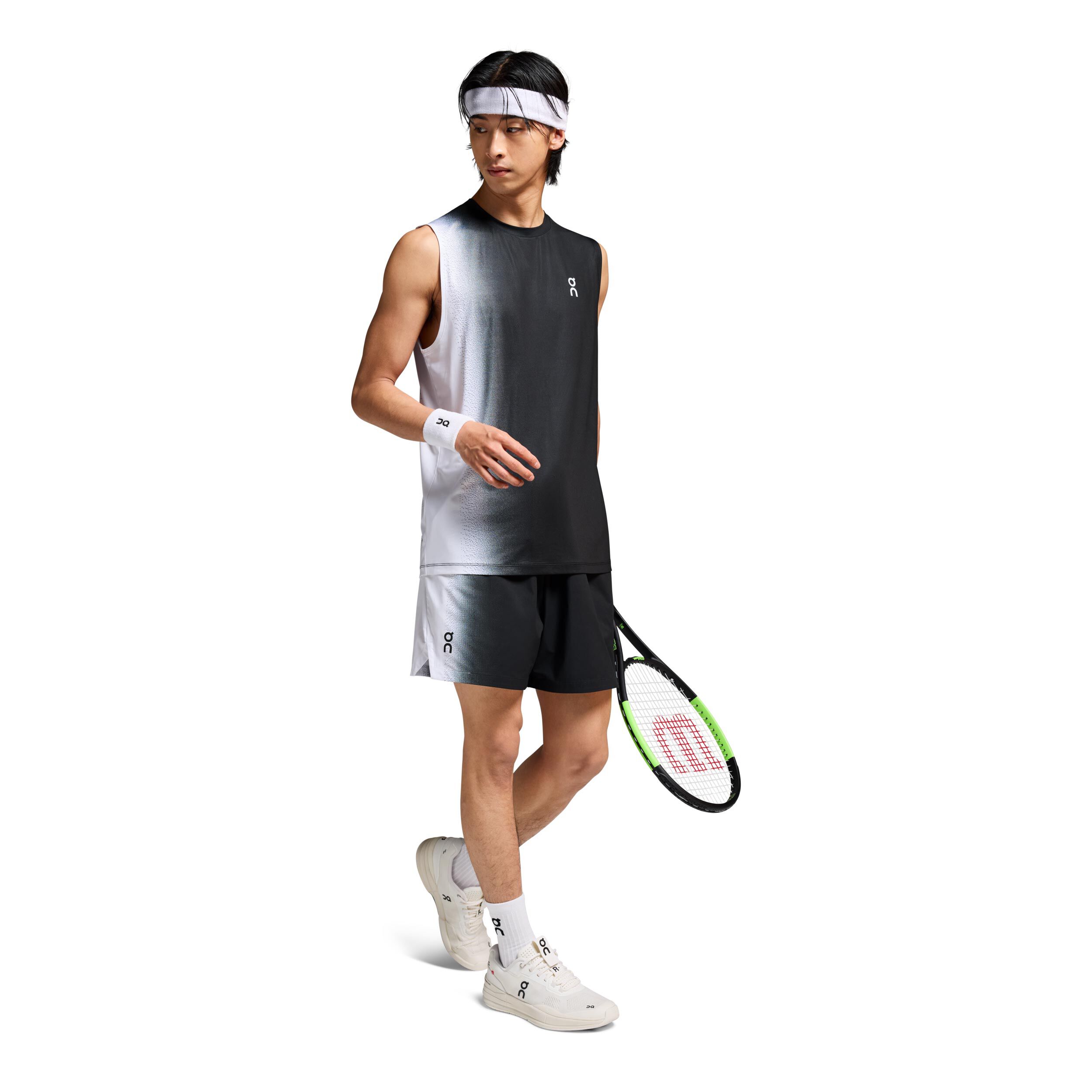 Buy On Court Tank Top Men Black White online Tennis Point UK