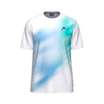 HEAD Clothing HEAD Topspin T-Shirt Boys - turquoise, white