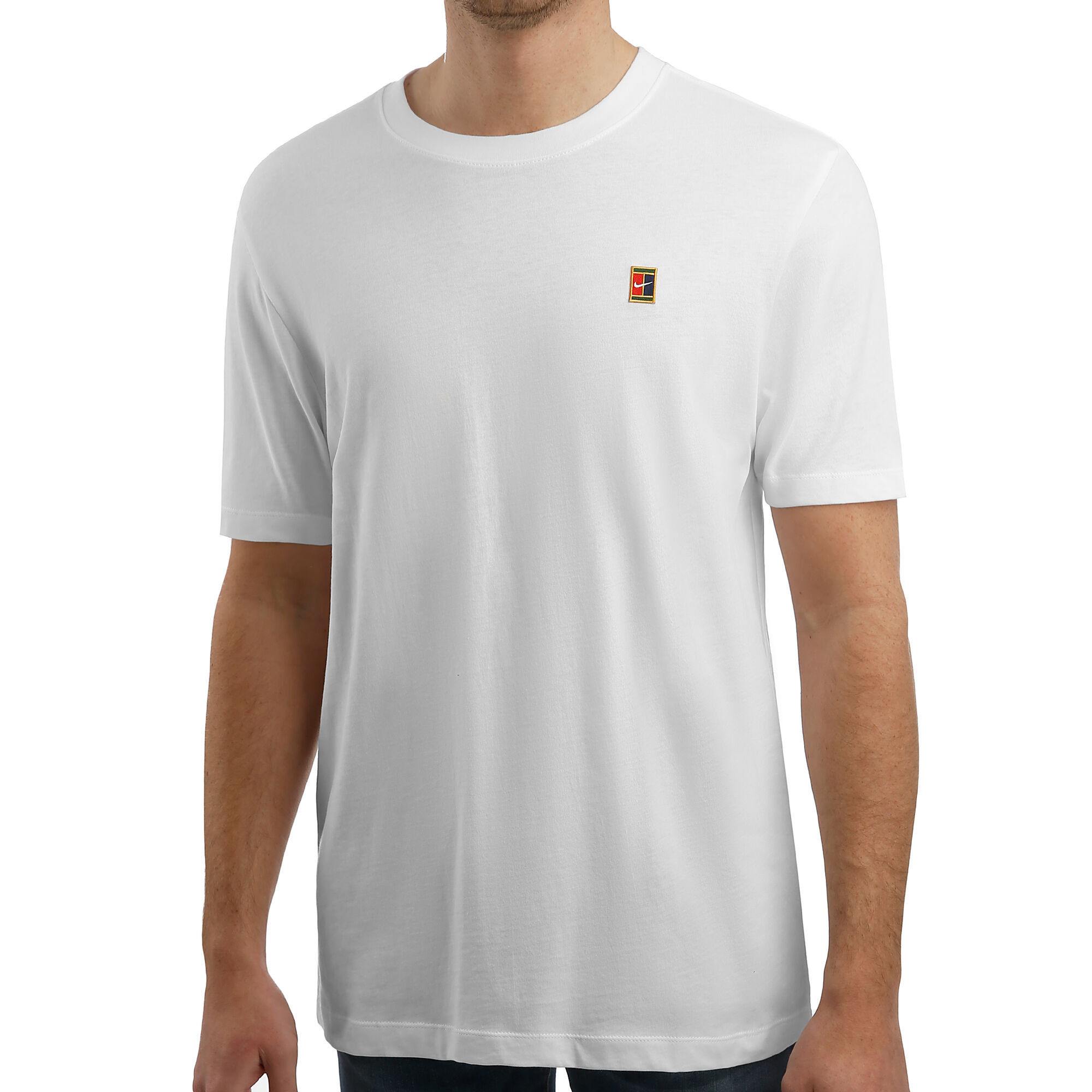 Buy Nike Court T Shirt Men White Multicoloured online Tennis Point UK