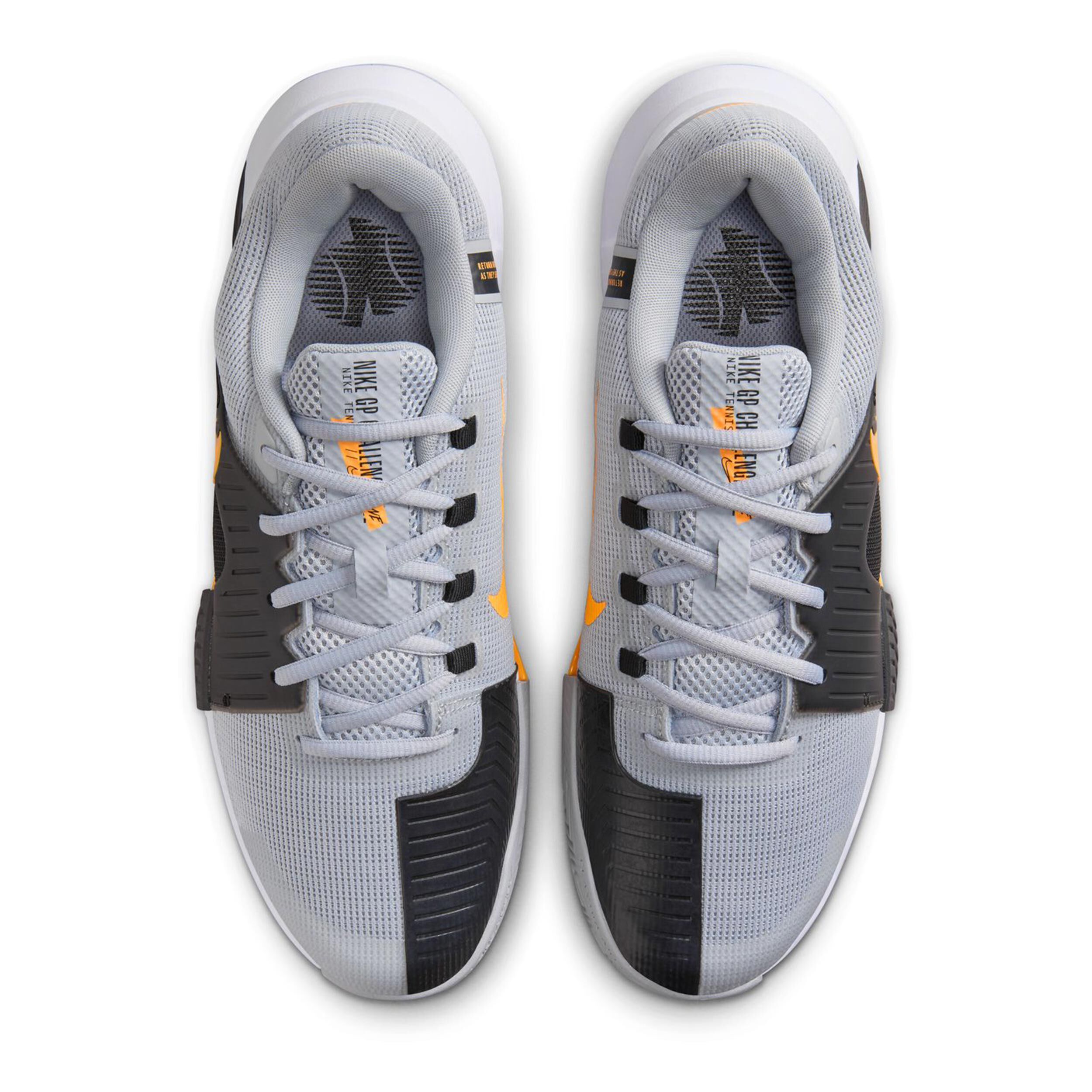 Zoom GP Challenge 1 Clay Court Shoe Men Grey Orange