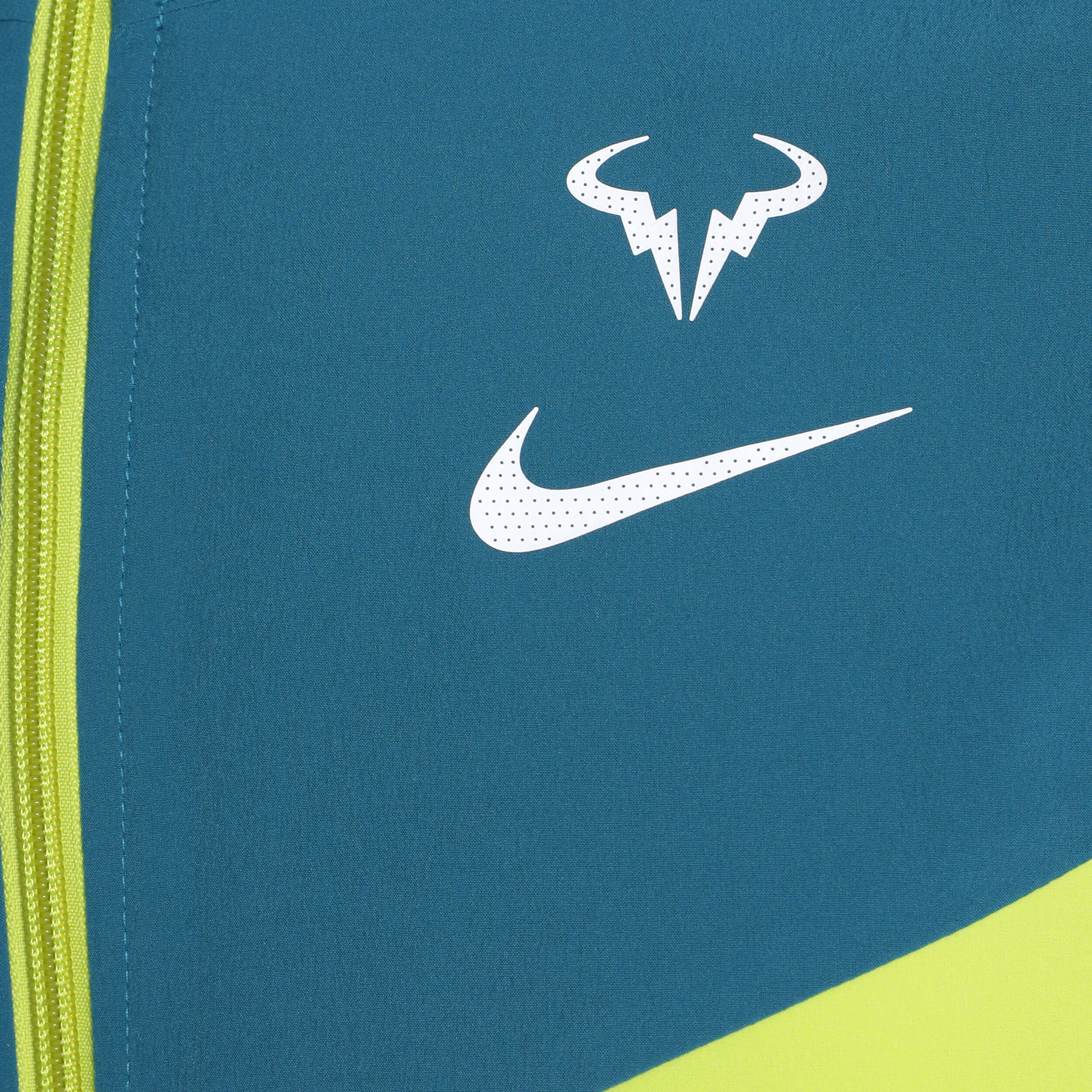 Rafael Nadal Court Dri Fit Training Jacket Men Neon Green Blue