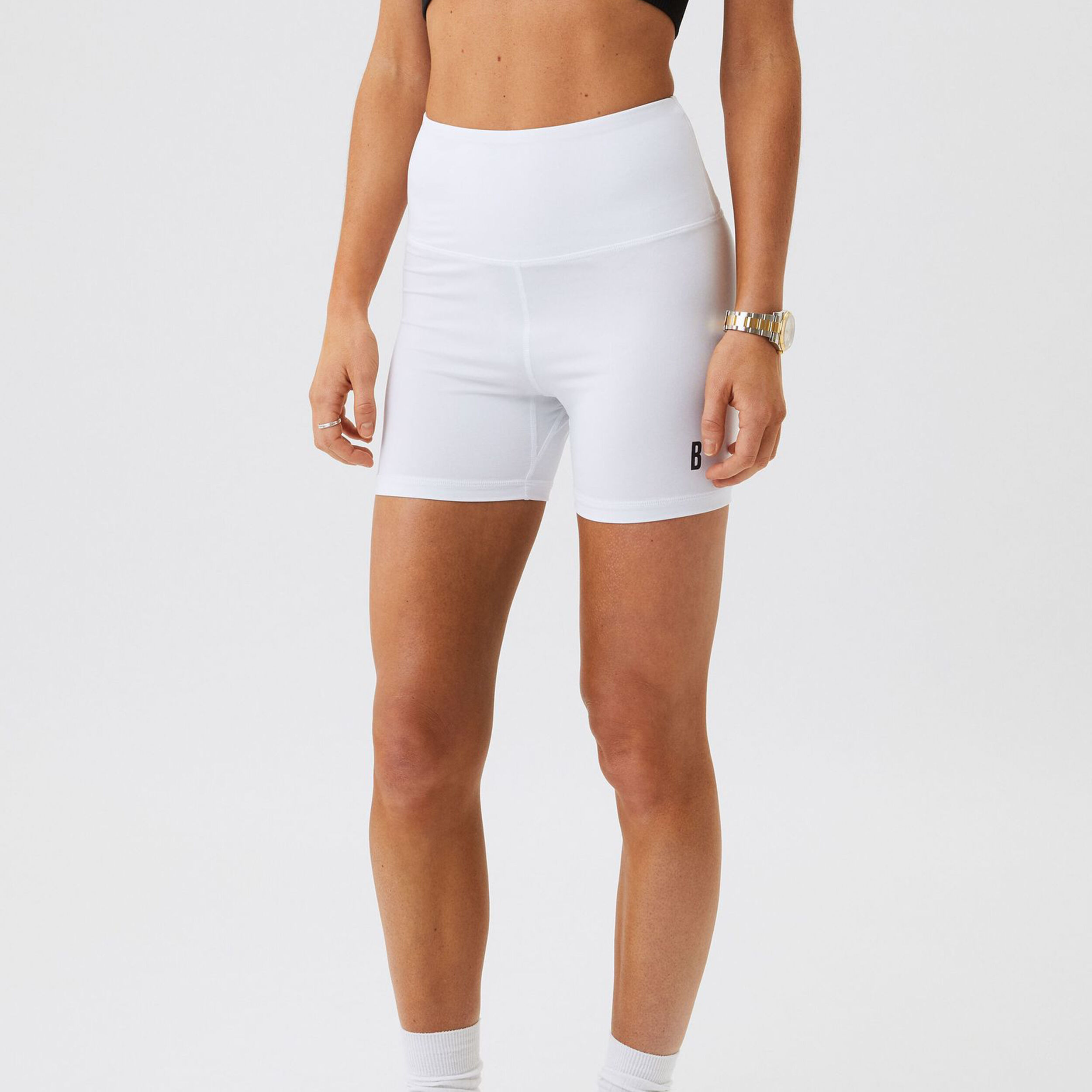 White biker discount shorts near me
