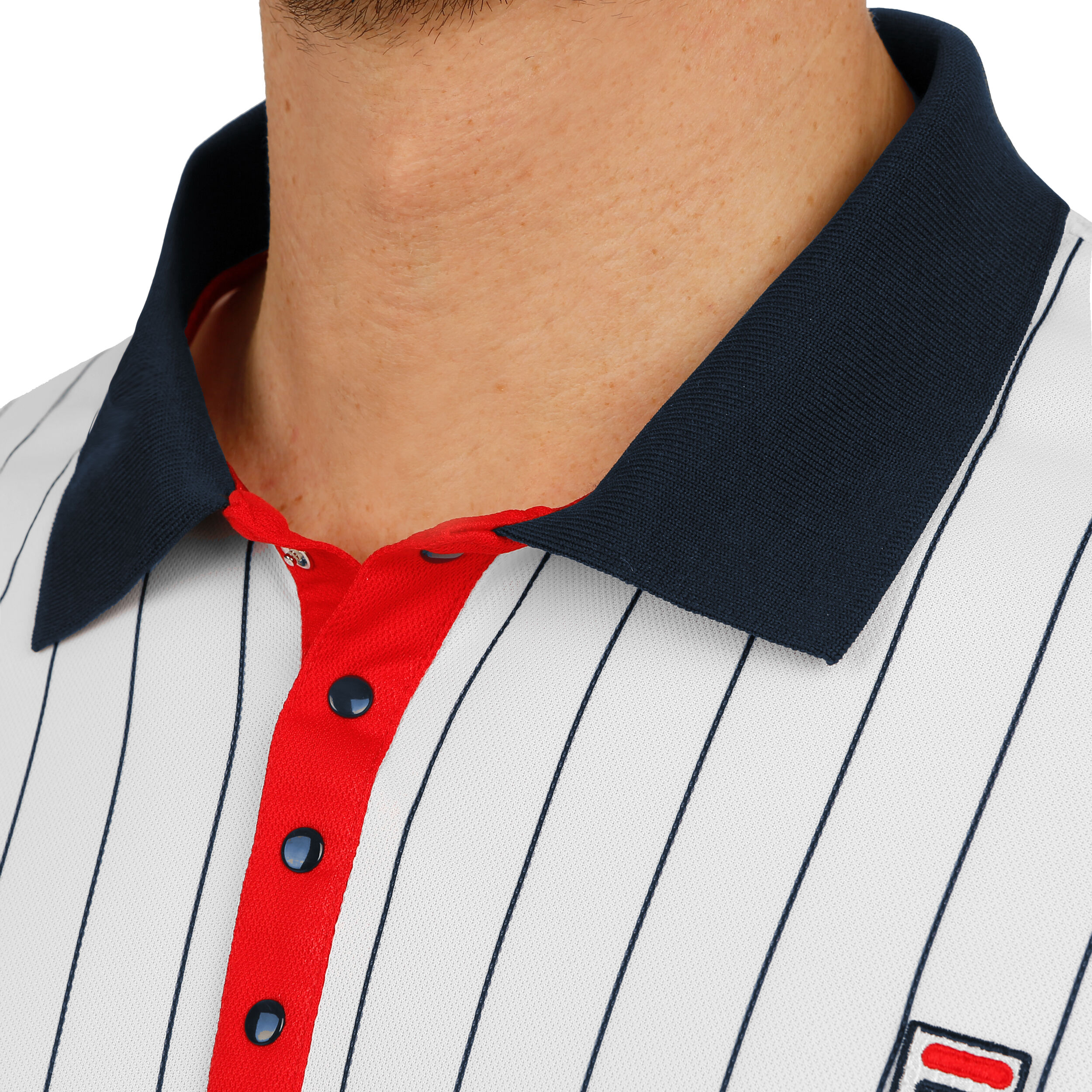 Fila striped hotsell polo shirt