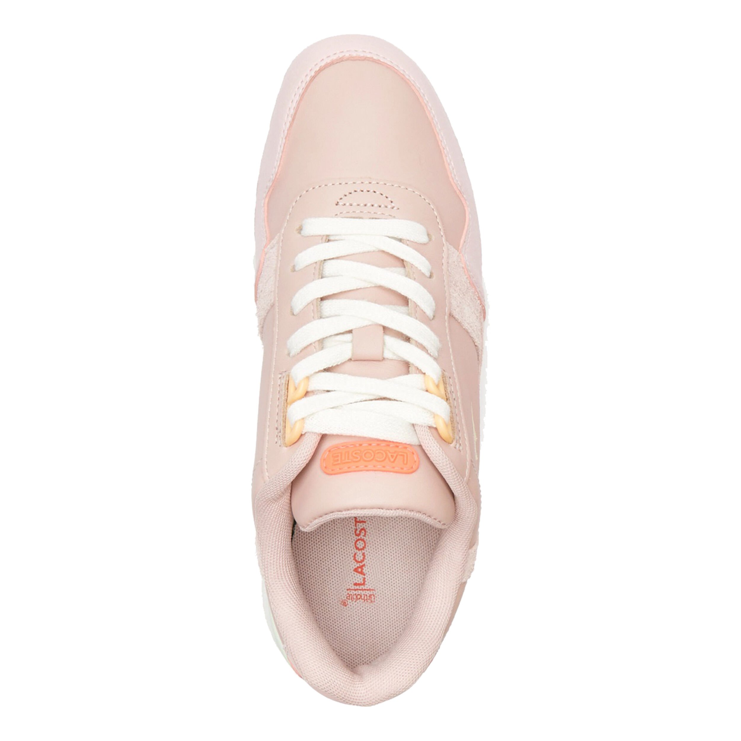 Ladies pink outlet lacoste trainers