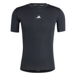 adidas Clothing adidas TechFit Compression T-Shirt Men-Black