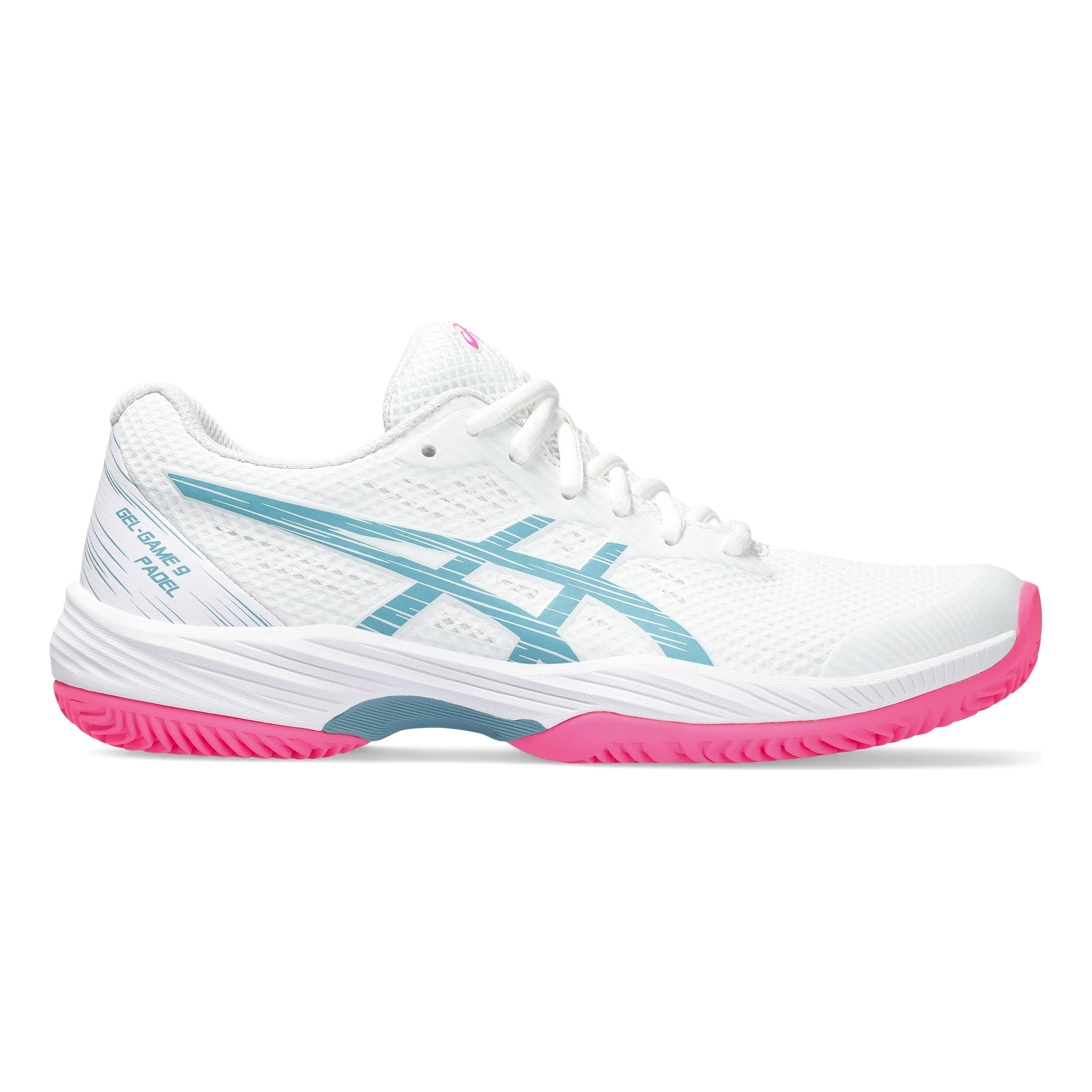 Gel Game 9 Padel Shoe Women White Blue gray