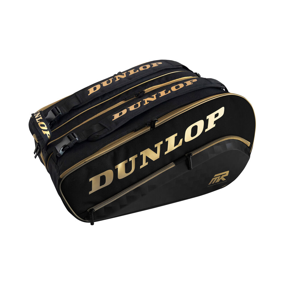 Dunlop Elite Thermo Padel Racket Bag-Black,Gold Dunlop Elite Thermo Padel Racket Bag-Black,Gold