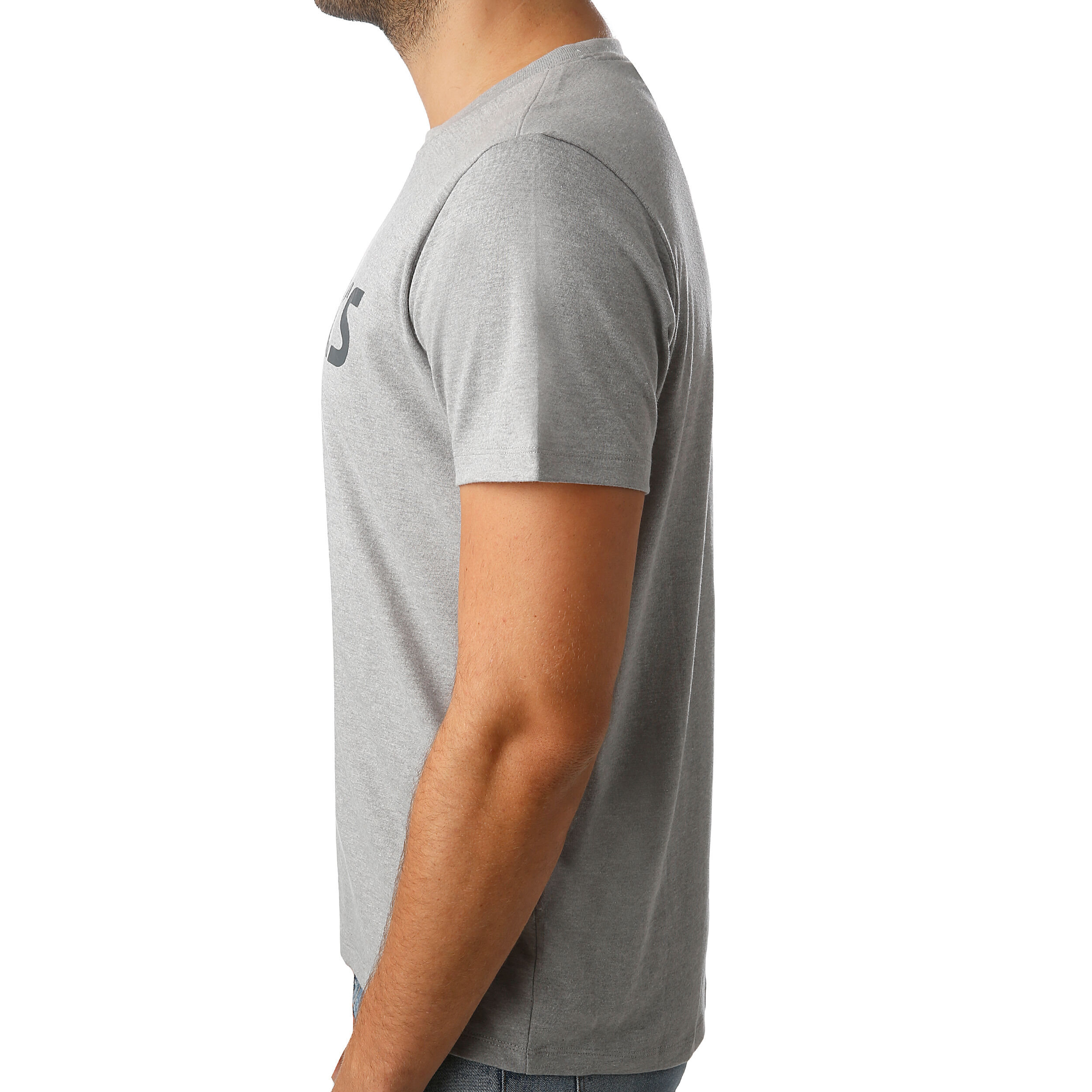 Asics t shirt gris clearance