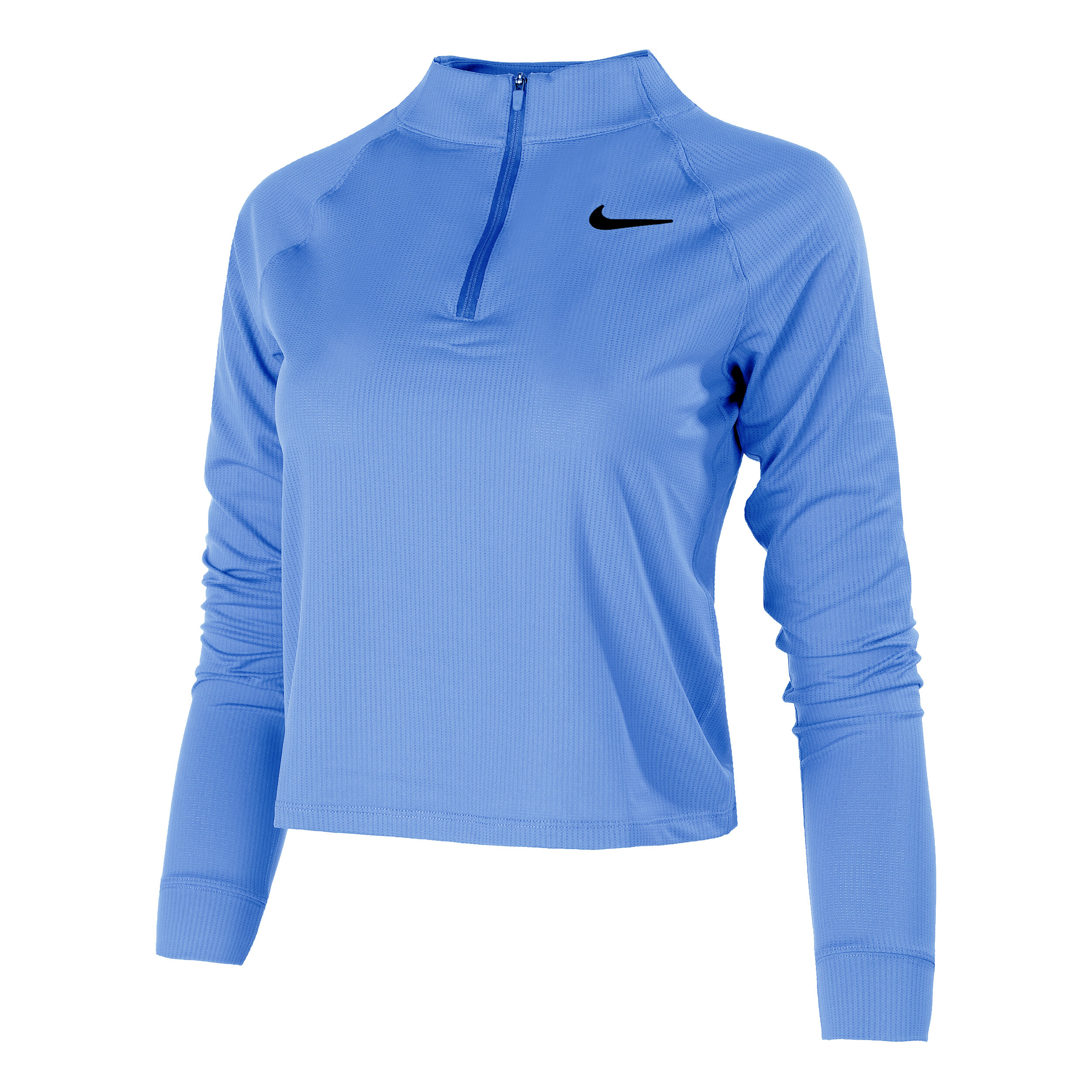 Nike women's half zip blue sales