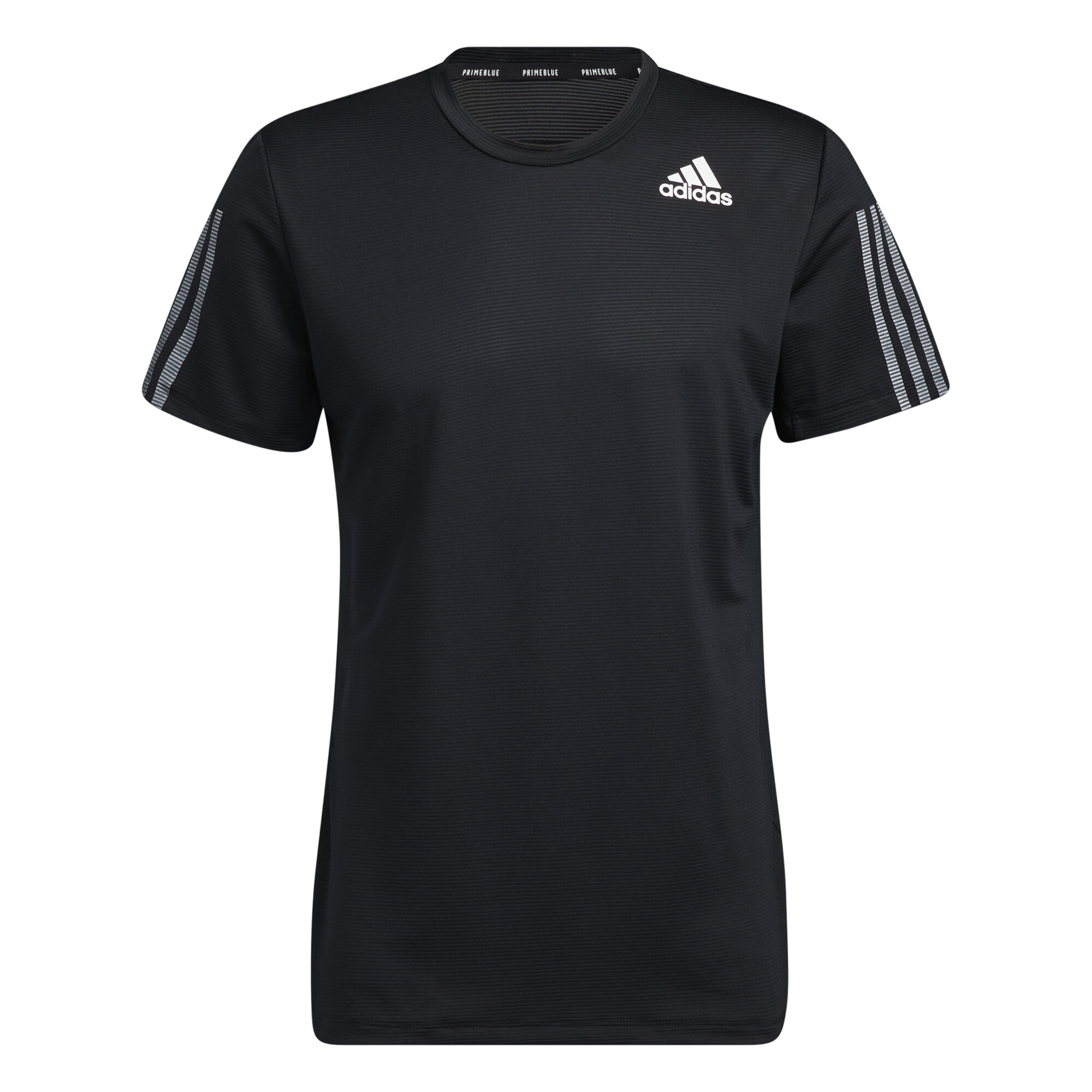 Buy adidas Aero 3-Stripes PB T-Shirt Men Black, White online | Tennis ...