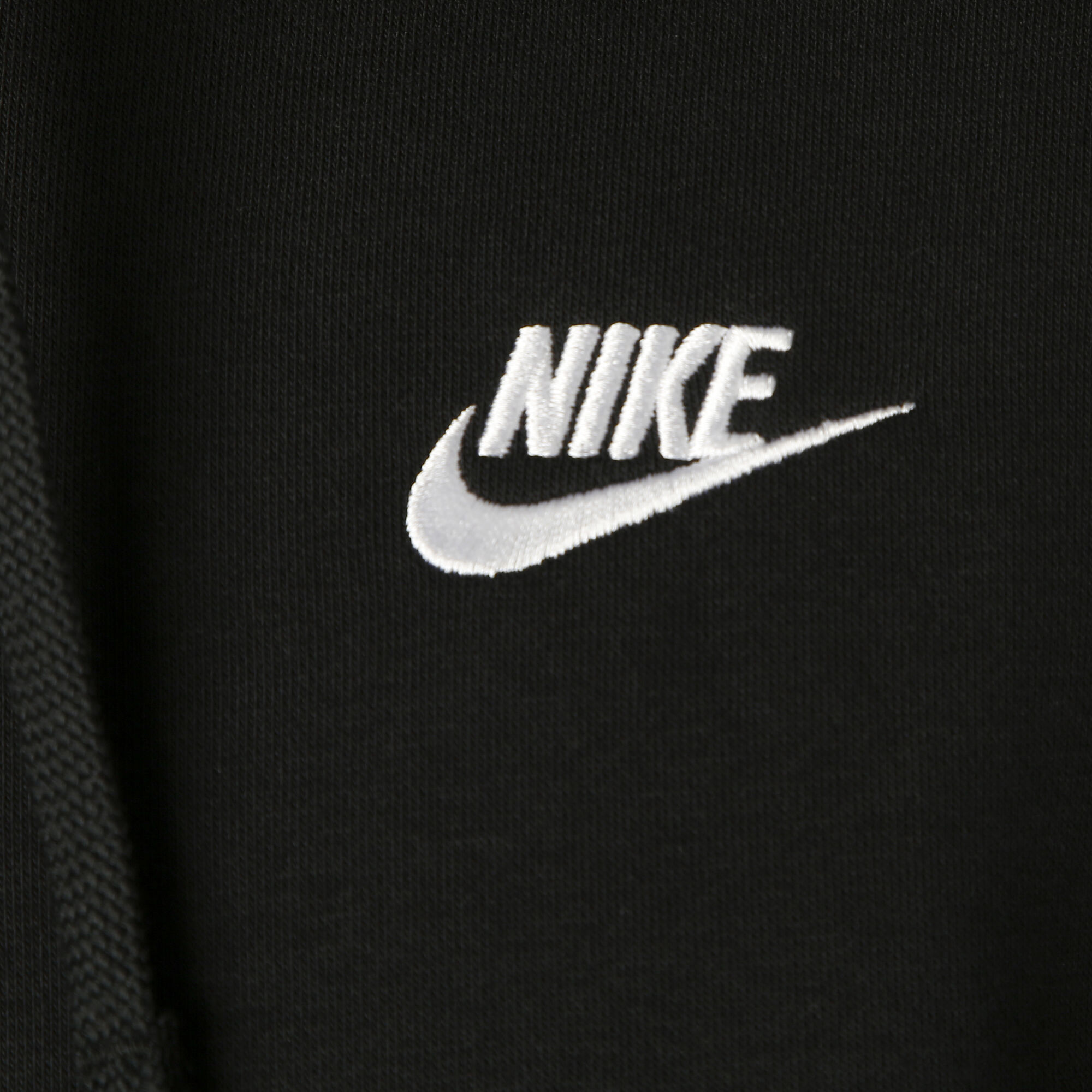 buy Nike Sportswear Club Fleece Zip Hoodie Men - Black, White online ...