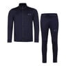 Knit Tracksuit Men-Blue
