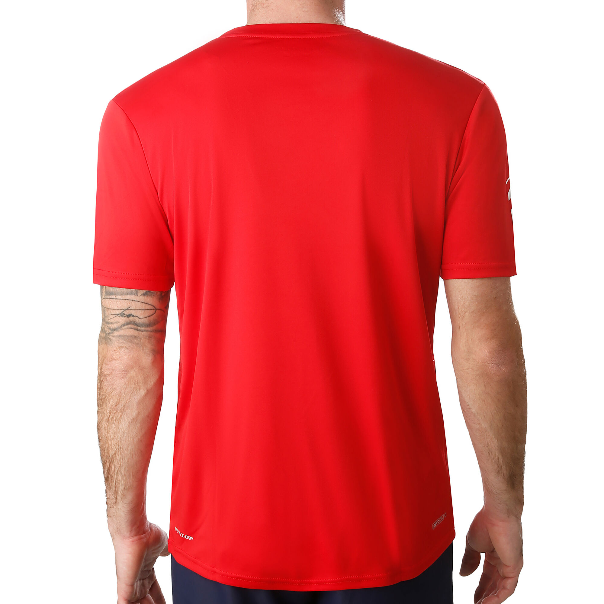 buy Dunlop Crew T-Shirt Men - Red, White online | Tennis-Point