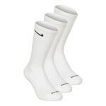 Nike Clothing Nike Everyday Plus Cushioned Crew Sports Socks 3 Pack-White,Black