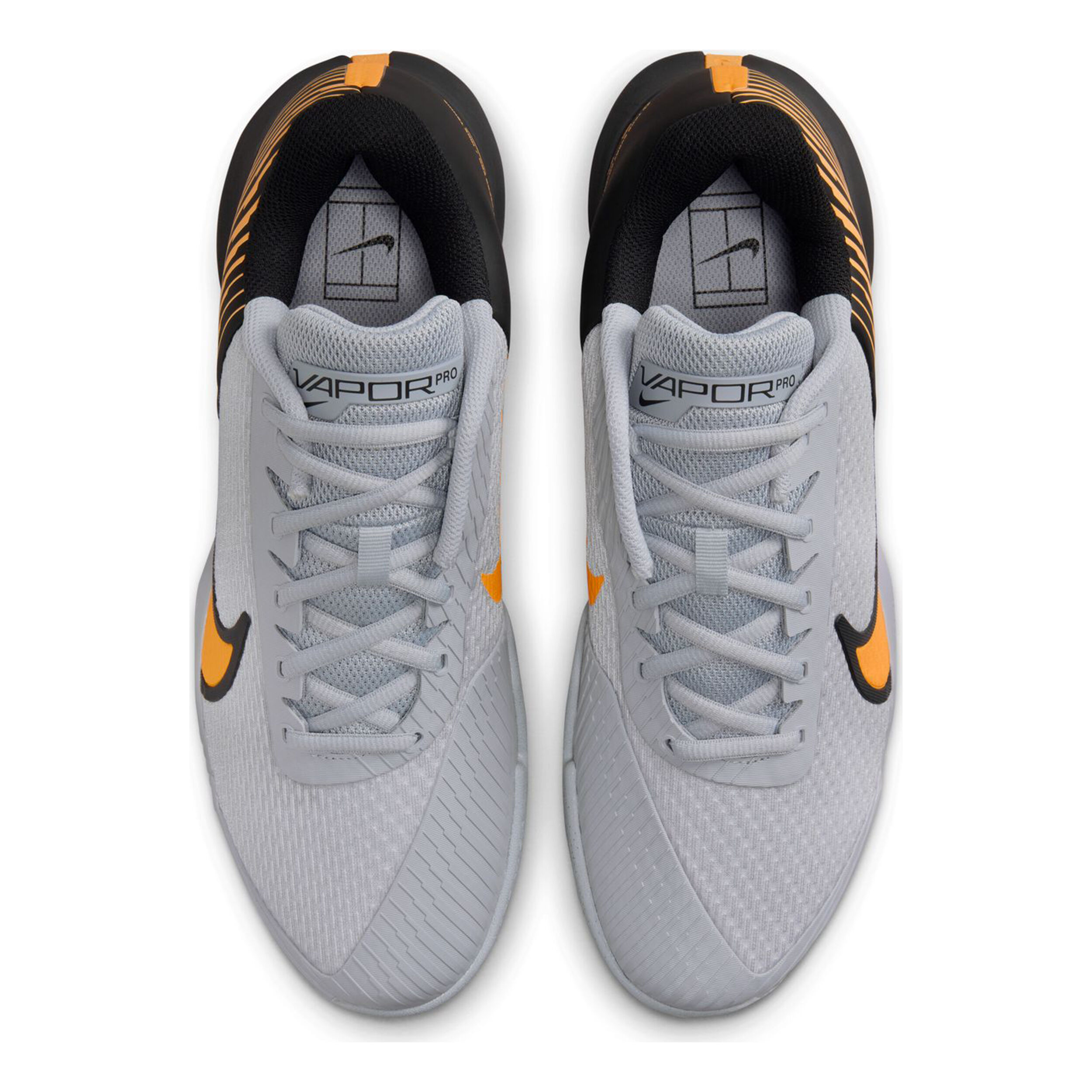 Air Zoom Vapor Pro 2 Clay Court Shoe Men Grey Orange