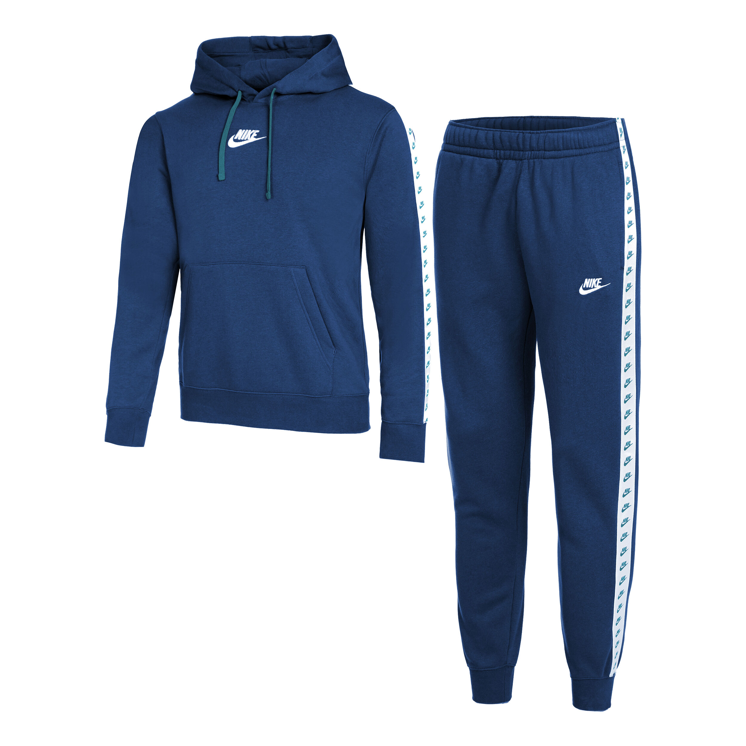 Navy blue nike deals tracksuit mens