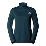 The North Face Clothing The North Face Flex 1/4 Zip Running Shirt Women-Dark Green