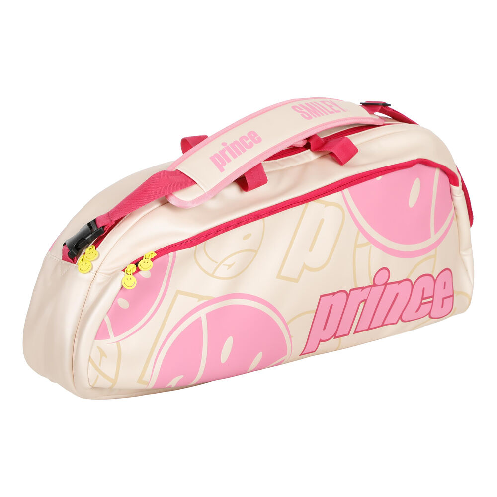 Prince Smiley Racket bag 3 Pack cream