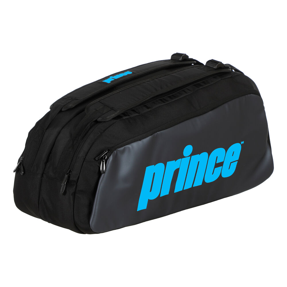 Prince Tour 2 Comp Racket Bag-Black,Turquoise black Prince Tour 2 Comp Racket Bag-Black,Turquoise black