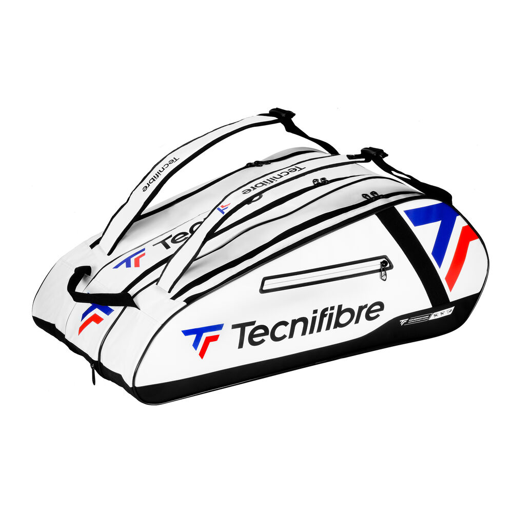 Tecnifibre Tour Endurance Racket Bag 15 Pack-White,Black white
