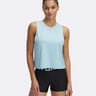Vanish Energy Crop Tank Top Women-Blue