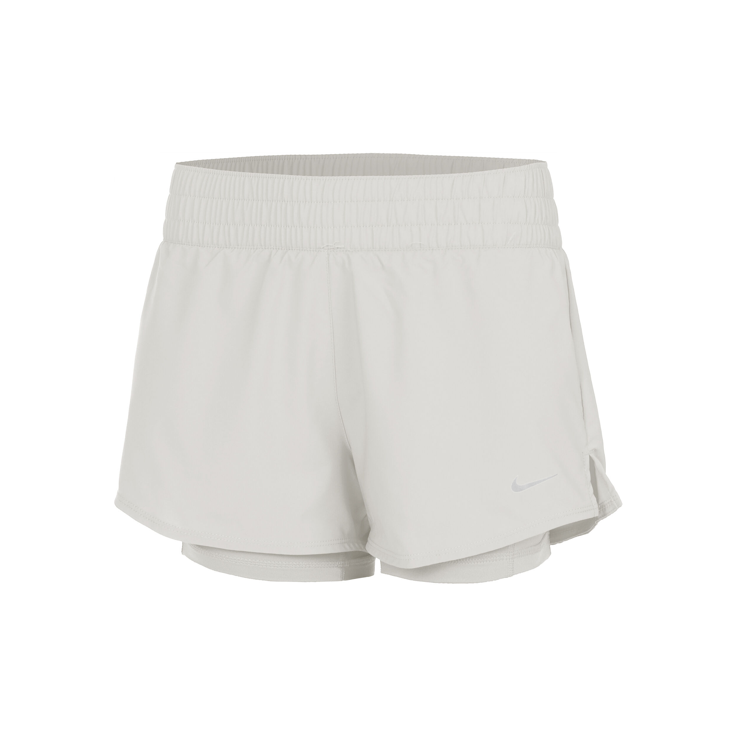 Buy Nike Dri Fit Mid Rise 3in 2in1 Shorts Women Cream online