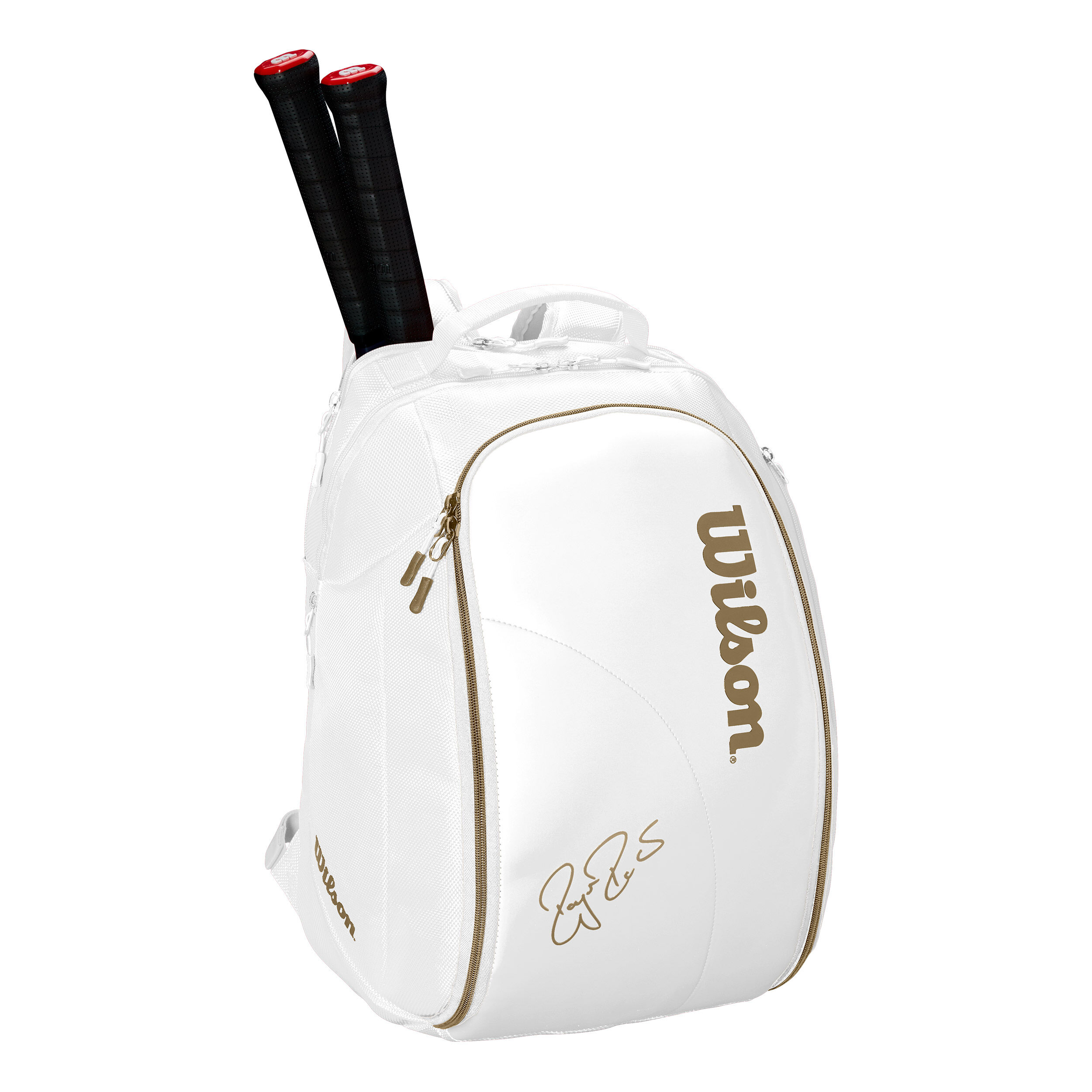Buy Wilson Federer DNA Backpack White Gold online Tennis Point UK