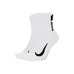 Nike Clothing Nike Multiplier Running Socks 2 Pack-White,Black