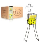 Racket Roots Pressurized ball Racket Roots Club Tennisball 4 Ball Tube