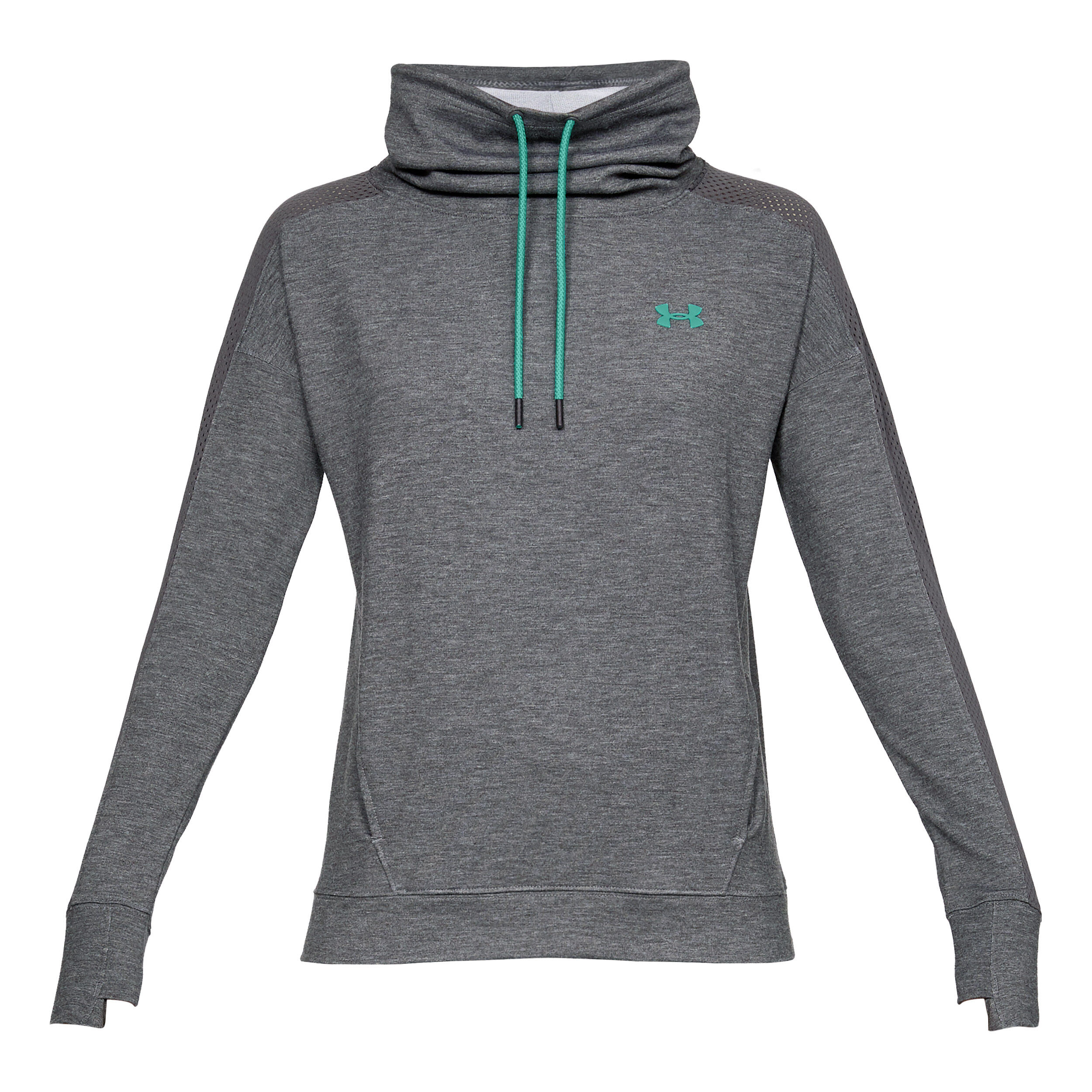 Buy Under Armour Featherweight Funnel Hoody Women Dark Grey