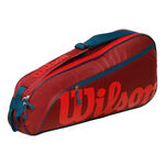 Wilson JUNIOR RACKETBAG Red/Infrared