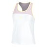 Mind Racerback Tank Top Women-White,Lilac