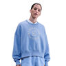 Court Phoenix Over-Oversized Crew Heritage Sweatshirt Women-Blue