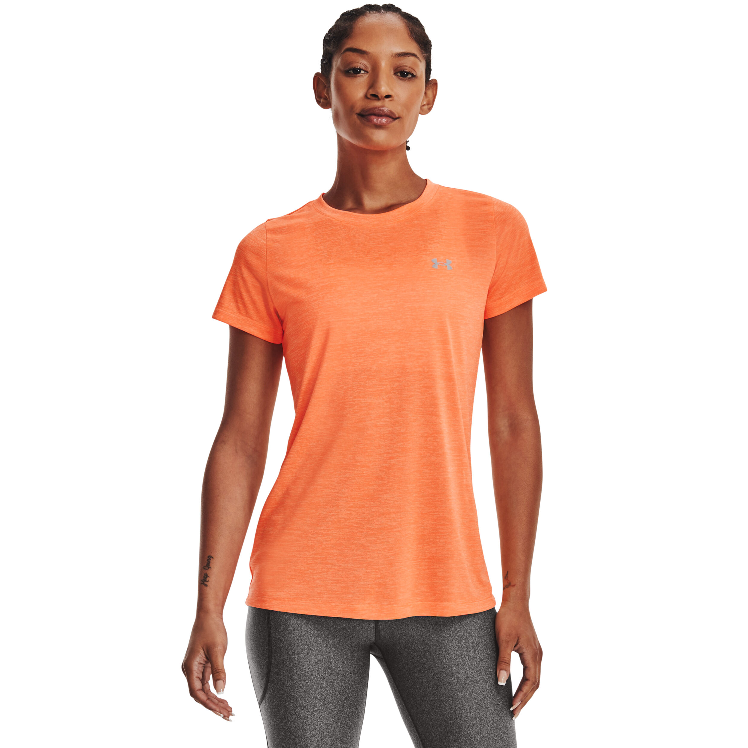 Under armour sales t shirt orange