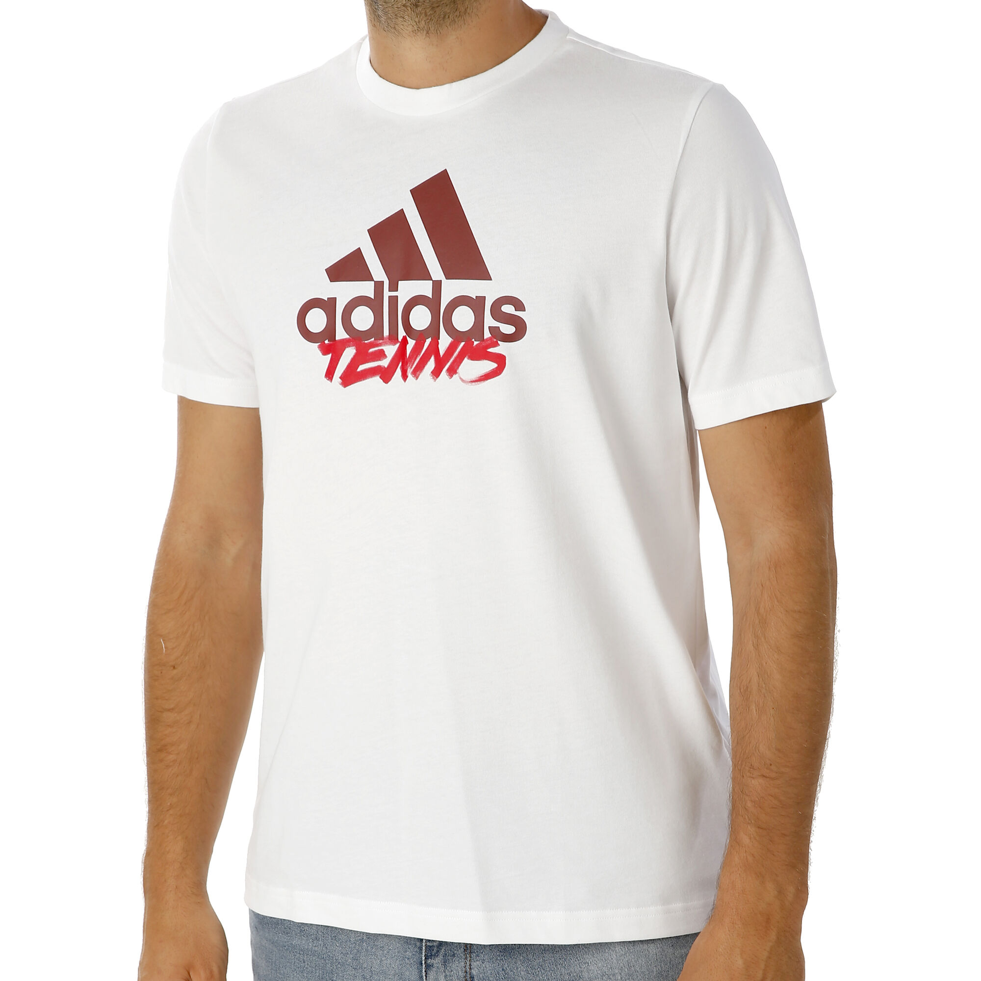 Buy adidas Adi Tennis TShirt Men White, Red online Tennis Point UK