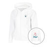 Create Flower Zip Hoodie Women-White,Multicoloured