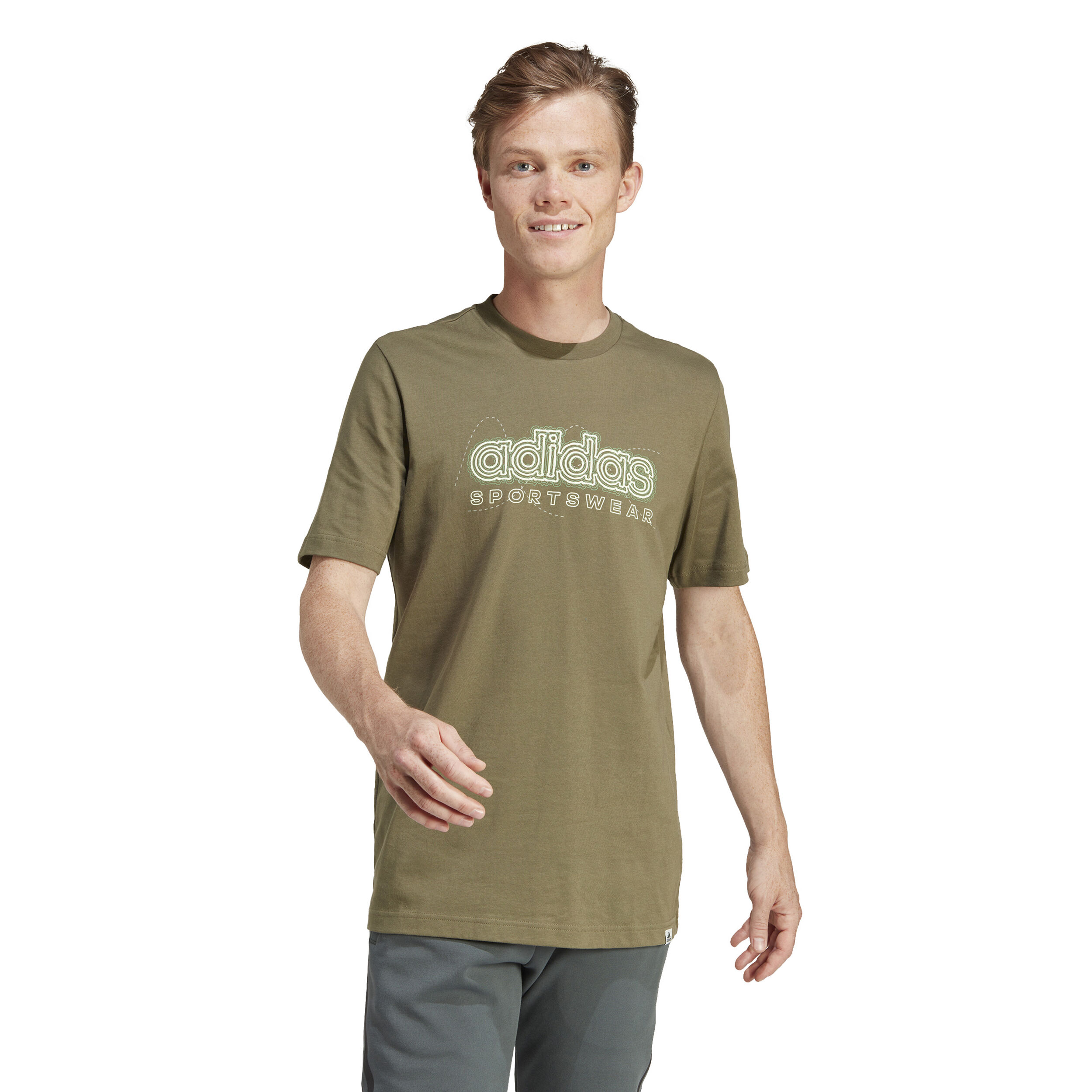 Growth SPW T Shirt Men Olive