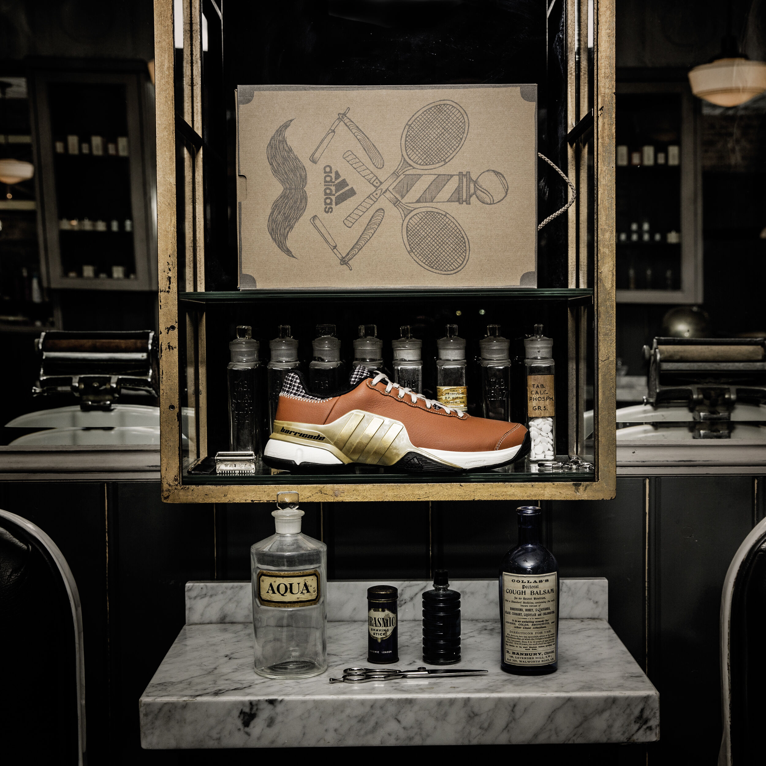 Adidas barricade mustachio store