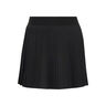 Club Pleated Long Skirt Women-black