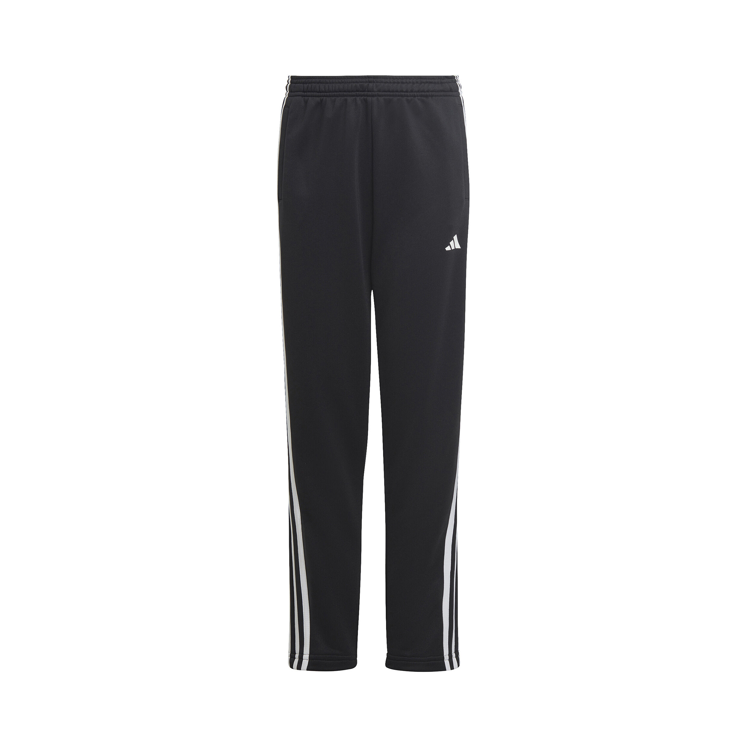 Essentials Training ES 3 Stripes Training Pants Girls Black White