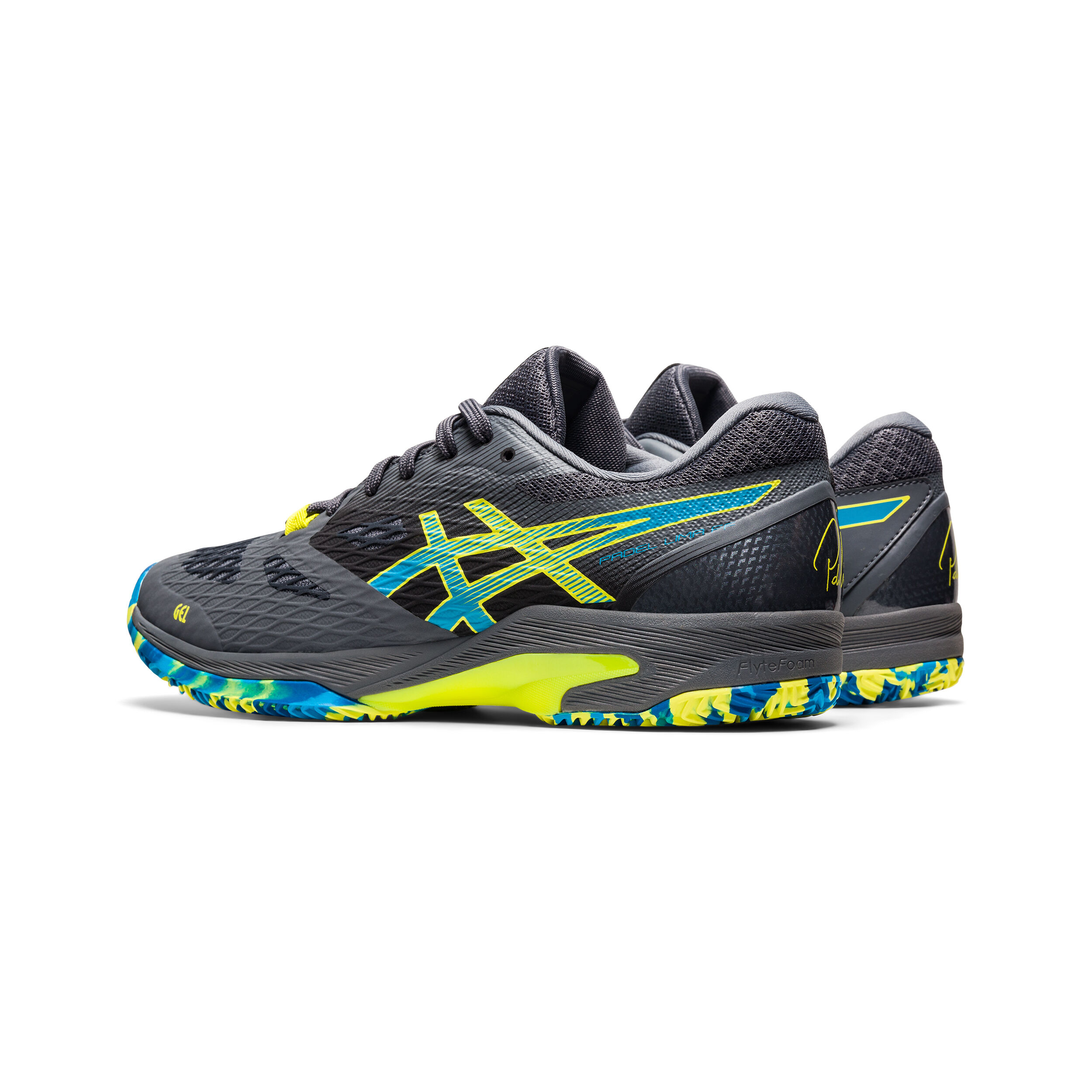 Buy ASICS Lima Padel FF Padel Shoe Men Grey Turquoise online